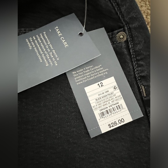 NWT Universal Thread Denim Skirt - Size 12 - Black Wash - Picture 3 of 5